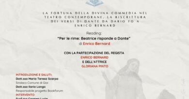 A Cardile (SA) un ciclo d’incontri sulla Divina Commedia: il 25 maggio ospite Enrico Bernard