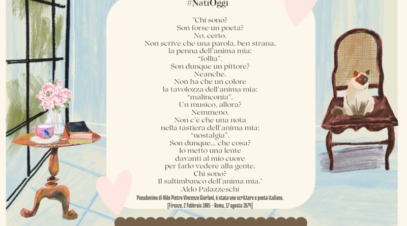 Il Calendario del Salotto Letterario, 2 febbraio: “Chi sono?” (A. Palazzeschi)