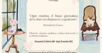 Il Calendario del Salotto Letterario, 25 febbraio: “Ogni mattina il buon giornalista…” (B. Croce)