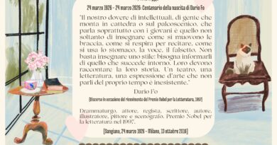 Il Calendario del Salotto Letterario, 24 marzo: Centenario della nascita di Dario Fo