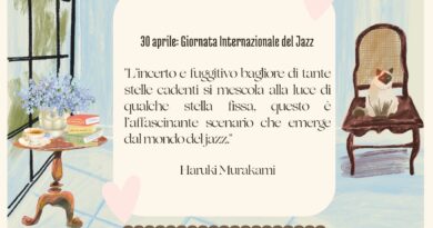 Il Calendario del Salotto Letterario, 30 aprile: Giornata Internazionale dei Jazz