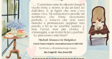 Il Calendario del Salotto Letterario, 15 maggio: “Camminavamo in silenzio…” (M. Bulgakov)