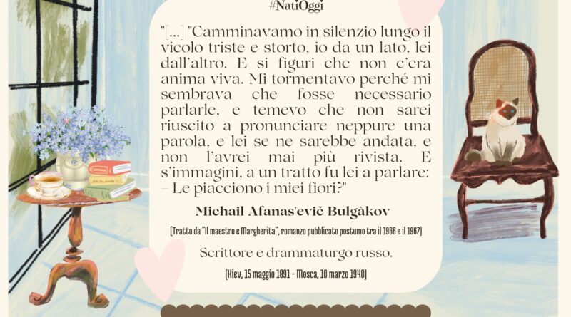 Il Calendario del Salotto Letterario, 15 maggio: “Camminavamo in silenzio…” (M. Bulgakov)