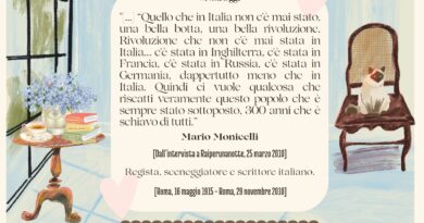 Il Calendario del Salotto Letterario, 16 maggio: ” Quello che in Italia…” (M. Monicelli)