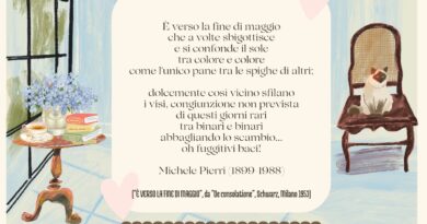 Il Calendario del Salotto Letterario, 30 maggio: “È verso la fine di maggio…” (Michele Perri)