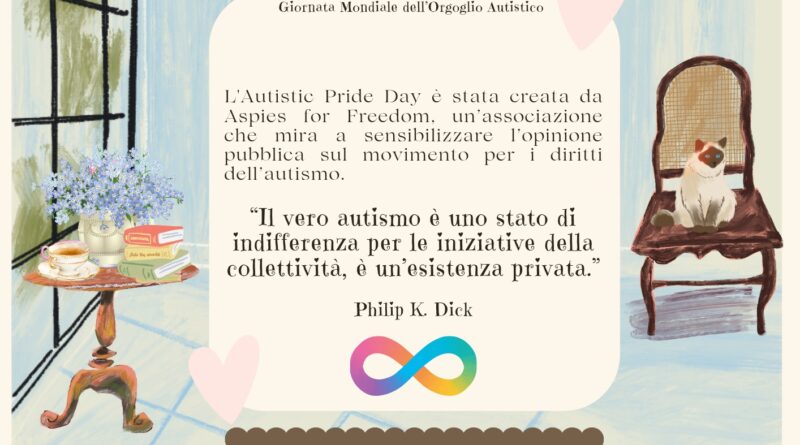 Il Calendario del Salotto Letterario, 18 giugno: Giornata mondiale dell’orgoglio autistico