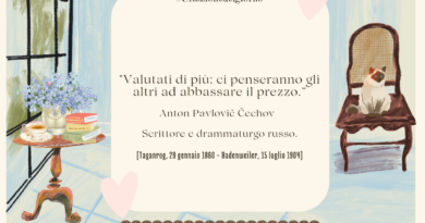 Il Calendario del Salotto Letterario, 15 luglio: “Valutati di più…”