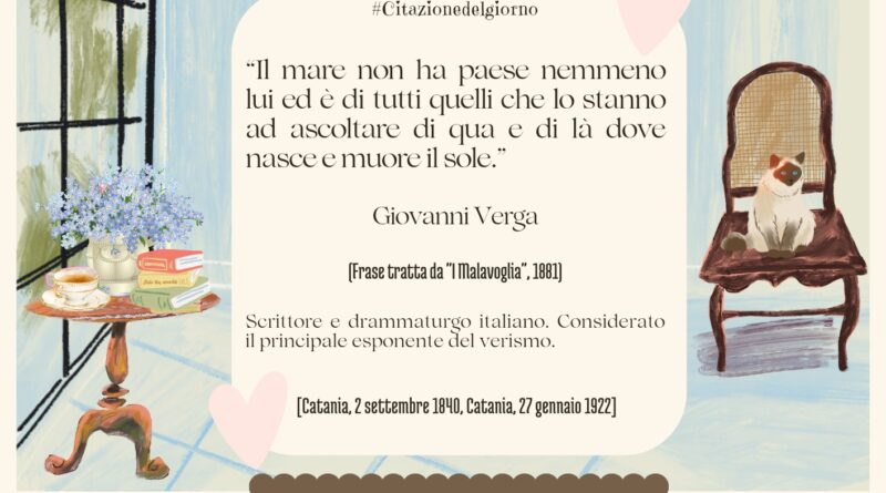 Il Calendario del Salotto Letterario, 2 settembre: “Il mare…”