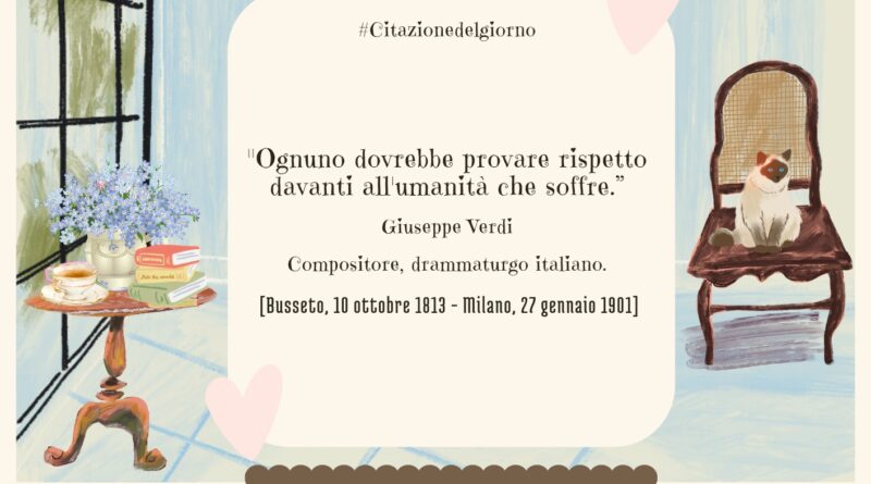 Il Calendario del Salotto Letterario, 10 ottobre: Giuseppe Verdi