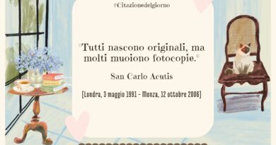Il Calendario del Salotto Letterario, 12 ottobre: “Tutti nascono unici…” (San Carlo Acutis)