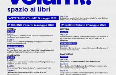 Vallo della Lucania (SA), 26 e 27 maggio 2023: “Volumi – Spazio ai libri”, la Pro Loco Gelbison annuncia la II edizione